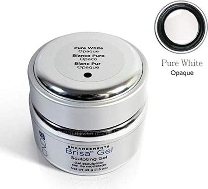 Produktbild CND Brisa Sculpting Pure White Opaque 42g (Nagellackentferner, Weiss)