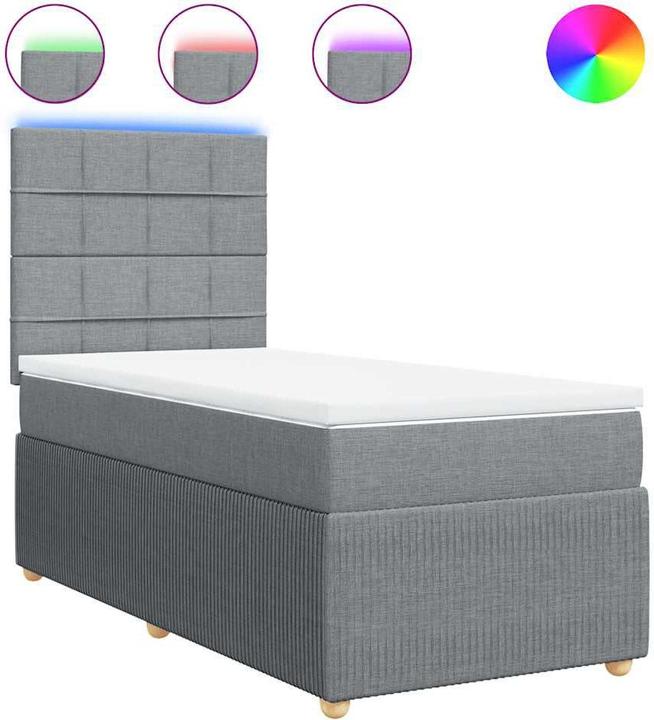Produktbild vidaXL Boxspringbett (100 x 200 cm)