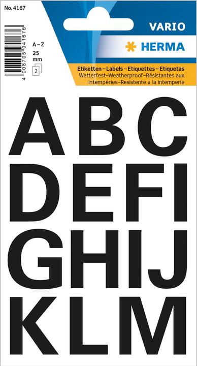 Produktbild HERMA Buchstaben Etiketten