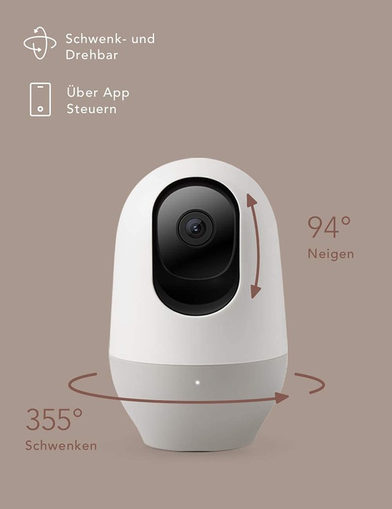 Actual product image Pro nooie Cam 360 (Video & Audio, 10 m)