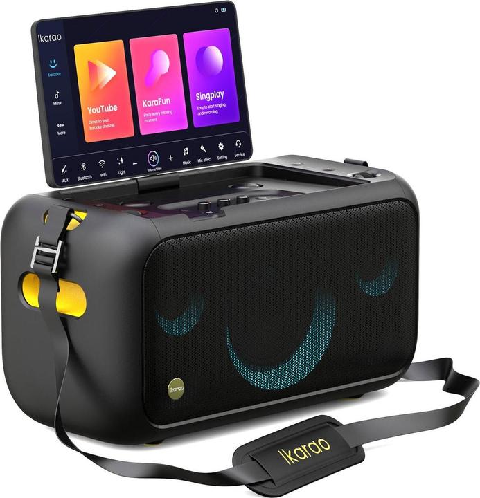 Produktbild Ikarao Karaokebox Break X1 13" Screen 2 Mikrofone, 800W