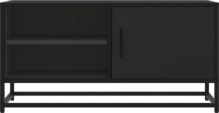 Actual product image vidaXL TV cabinet Lowboard TV cabinet TV table Wood-based material Metal (80 x 34.5 x 40 cm)