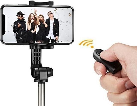 Actual product image Spigen selfie stick tripod S540W black