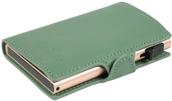 Olive green with bronze-coloured aluminium housing