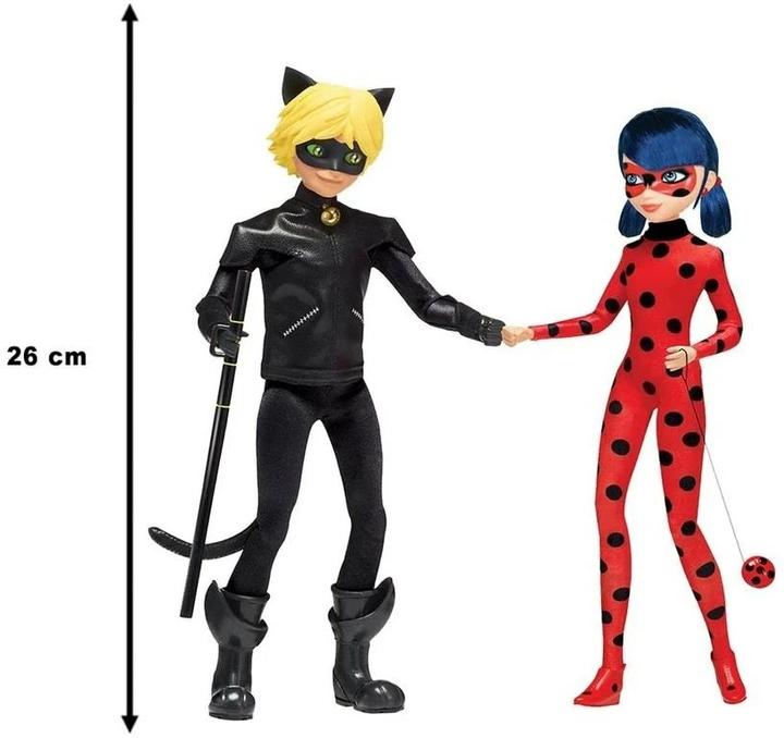 Actual product image Bandai Miraculous Ladybug and Cat Noir
