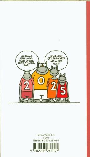 Immagine prodotto Agenda le Chat : 2025 l'anno prossimo