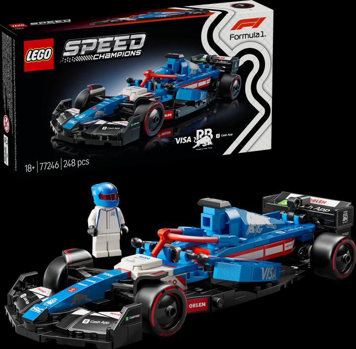 Produktbild LEGO Visa Cash App RB VCARB 01 F1 Rennauto (77246, LEGO Speed Champions)