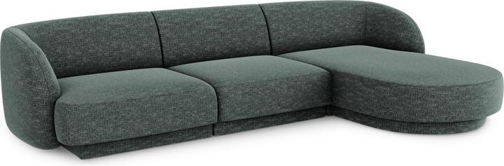 Image du produit Micadoni Canapé D'Angle Droit, "Miley", 4 Places, 255x156x70Fabriqué en Europe (Canapé d'angle)