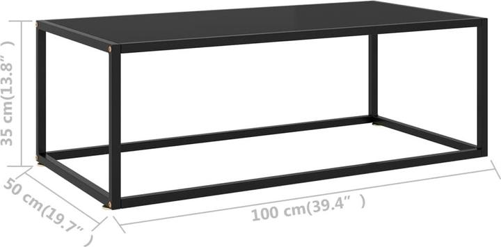 Image du produit vidaXL Couchtisch (100 x 50 x 35 cm)