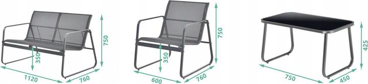 Produktbild Extralink Gartenmöbelset