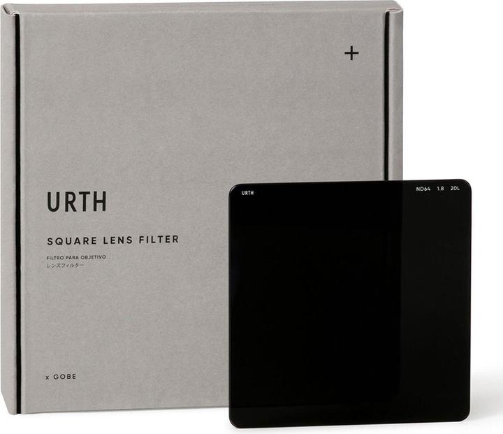 Produktbild Urth 100 x 100mm ND64 (6 Stop) Filter (Plus+) (ND- / Graufilter, 100 mm)