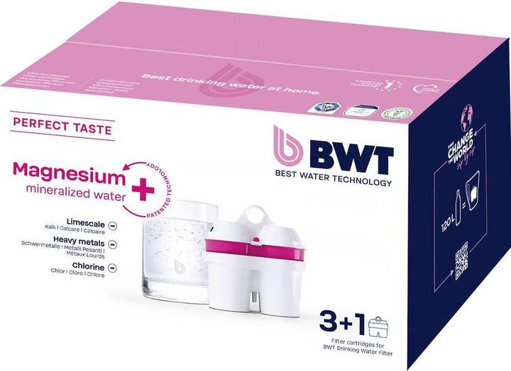 Produktbild BWT Filterkartuschen Magnesium Mineralized Water 3+1 Vorteilspack (4 x)