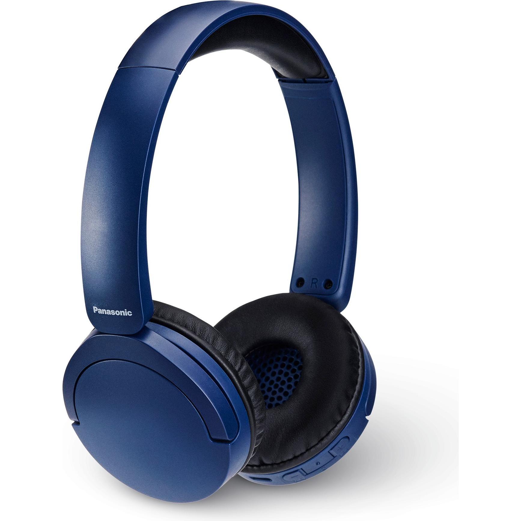Panasonic RB-HF630BE-A blu (Nessuna cancellazione del rumore, 72 h, Senza fili), Cuffie, Blu