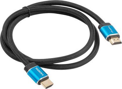 Image du produit Lanberg Câble HDMI M/M V2.0 1,0m 4K 60Hz CU PREMIUM noir (1 m)