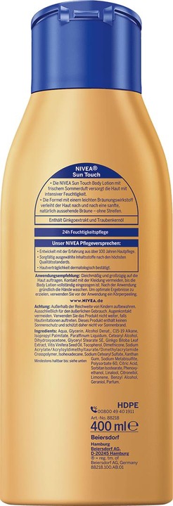Image du produit NIVEA Sun Touch (Lotion pour le corps, 400 ml)