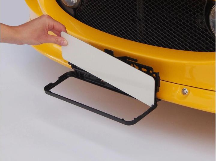 Image du produit Easyklick Titulaire d'une plaque d'immatriculation (Avant + arrière, Format portrait)