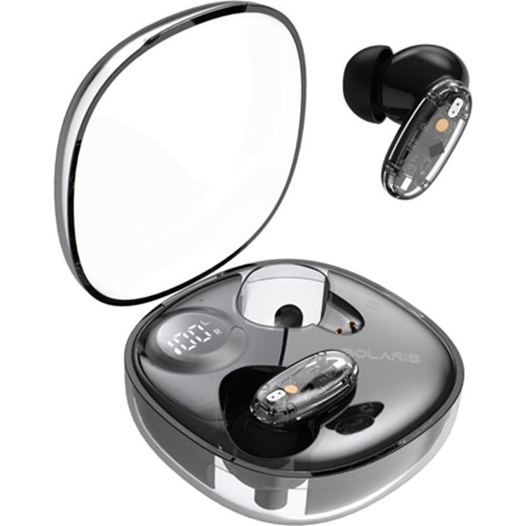 Bolaris TWS Bluetooth 5.3 Modell Venezia Ohrhörer (13 h, Kabellos), Kopfhörer, Schwarz