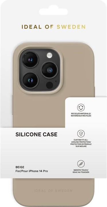 Image du produit iDeal Of Sweden Coque en silicone design beige (Apple iPhone 14 Pro)