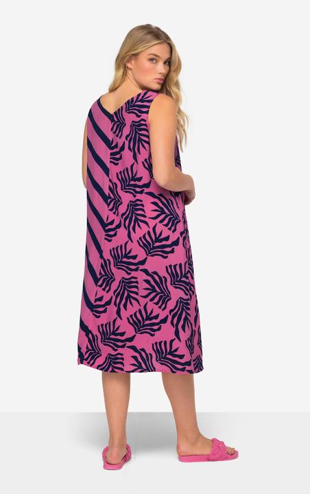 Produktbild Laurasøn Kleid, A-Line, Print-Mix, V-Ausschnitt, ärmellos (3XL)