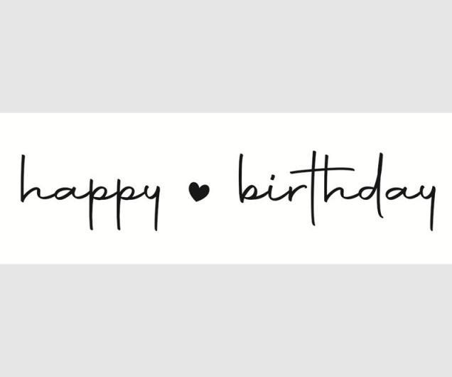 Actual product image Artoz Stempel Happy Birthday