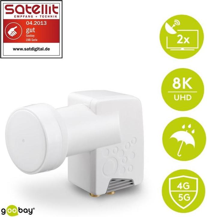 Immagine prodotto Goobay Gemello universale (Doppio LNB, 40mm)