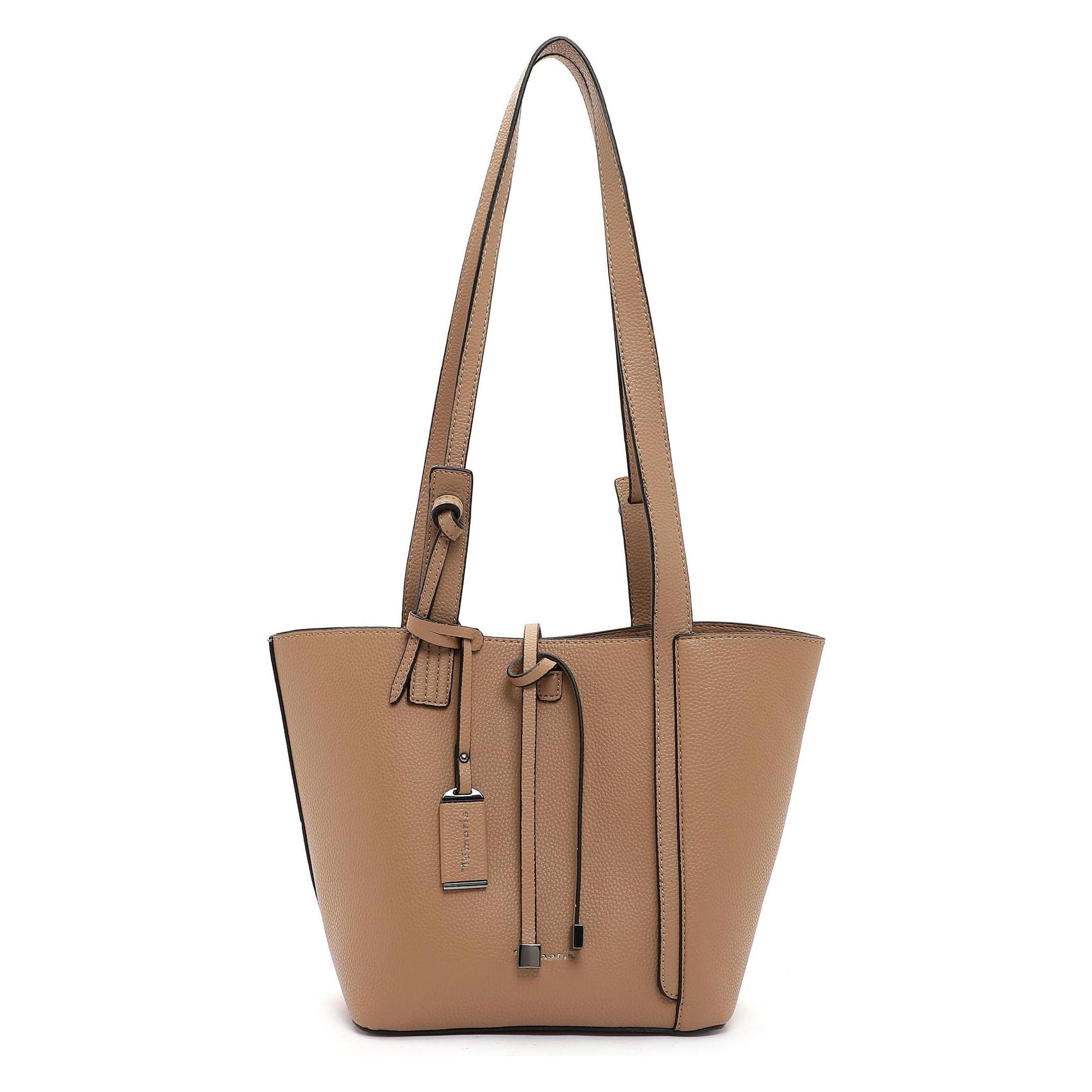 Tamaris, Damen, Tasche, Shopper Janika, Beige, (12 l)