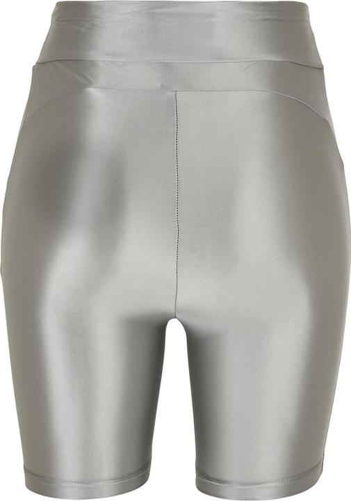Actual product image Urban Classics Ladies Highwaist Shiny Metallic Cycle Shorts (5XL)