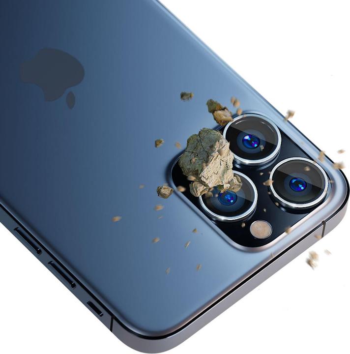 Actual product image 3MK Lens Protection Pro iPhone 16 Pro/ 16 Pro Max Black (1 Piece, Apple iPhone 16 Pro Max, Apple iPhone 16 Pro)