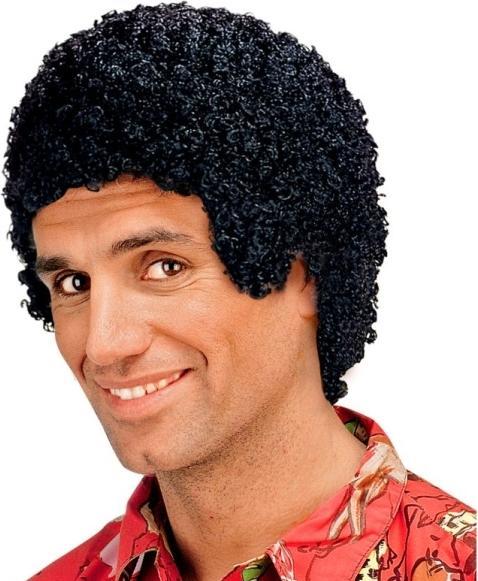 Immagine prodotto Widmann Parrucca afro con effetto bagnato nera