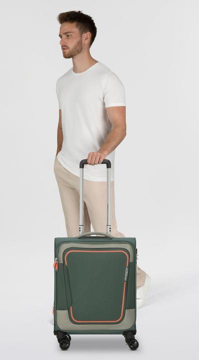 Image du produit American Tourister Pulsonic 4 roues trolley cabine 55 cm avec soufflet d'extension (35 l)