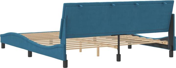 Actual product image vidaXL Bed frame with velvet headboard (90 x 200 cm)