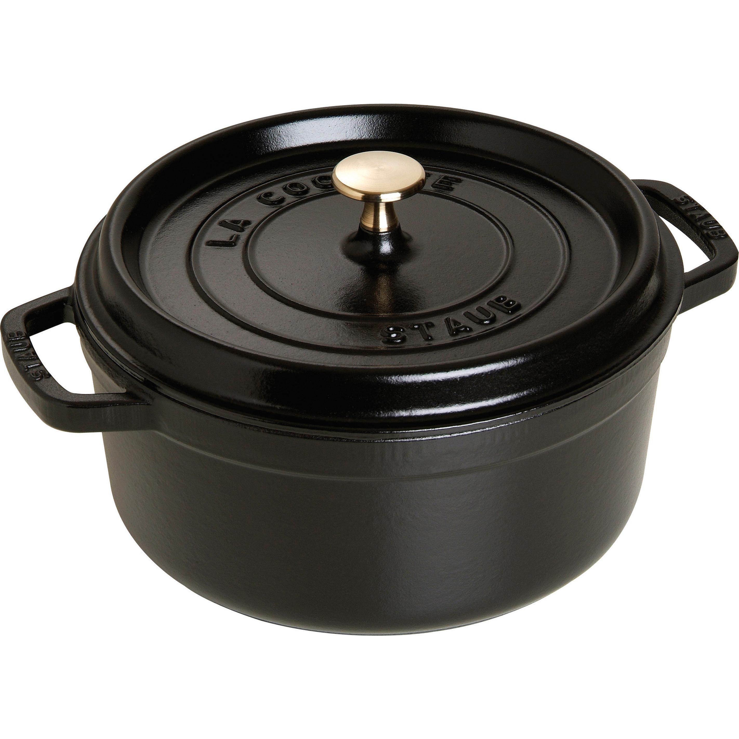 Staub La Cocotte, Pfanne + Kochtopf, Schwarz
