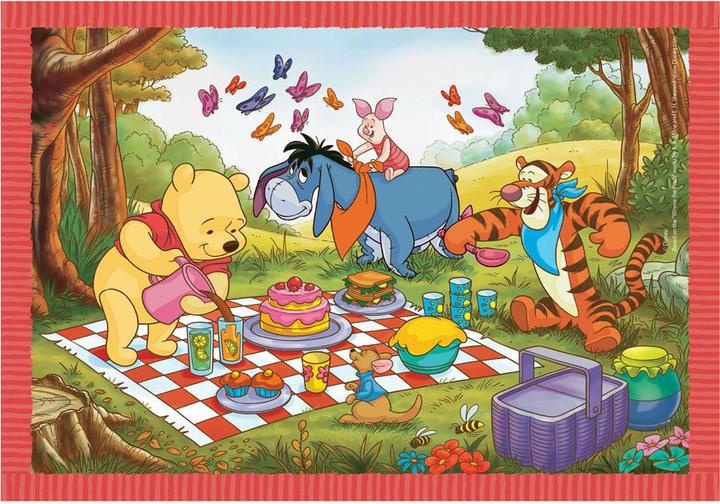 Actual product image Clementoni CLE puzzle 4w1 SuperKolor Kubuś Puchatek 21514 (12 pieces)