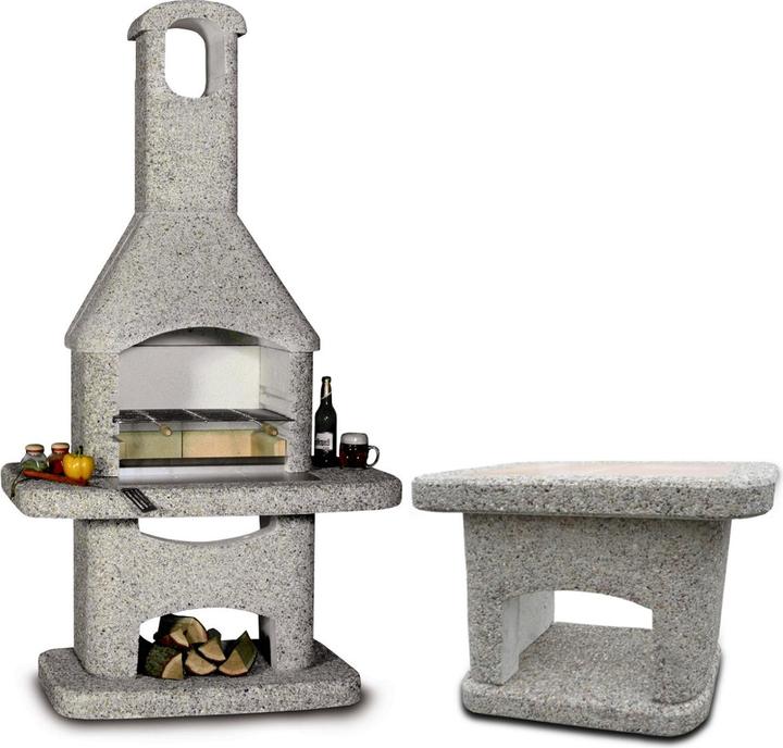 Image du produit Wellfire Barbecue Nova brun avec table d'appoint
