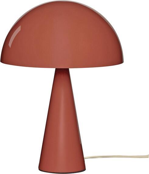Hübsch Mush Tischlampe Mini Rot (E14)