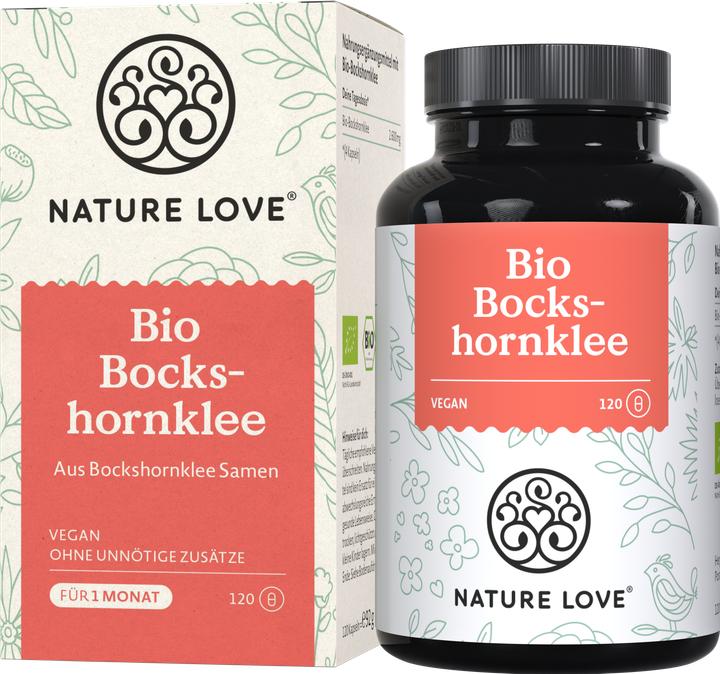 Image du produit Nature Love Fenugrec bio (120 pièce(s), Capsules, 92 g)