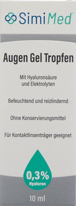 Immagine prodotto SimiMed Augen Gel Tropfen 0.3 % Hyaluron (10 ml, Gel oculare in gocce allo 0,3% di ialurone)