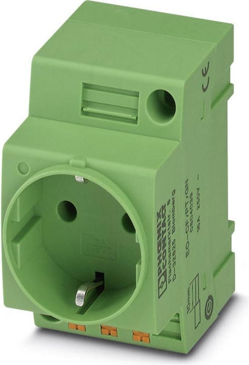 Produktbild Phoenix Contact Schaltschrank-Steckdose EO-CF/PT/GN Grün 1 St. (Widerstand)
