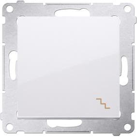 Kontakt DW6A.01/11, Taster + Schalter, Weiss