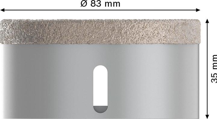 Produktbild Bosch Professional Zubehör PRO Core Cutter dry X-Lock, 83 x 35 mm (83 Millimeter)