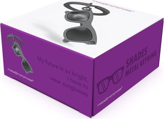 Actual product image Metalmorphose Keychain Sunglasses Black