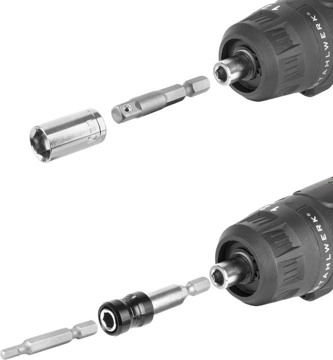 Actual product image Stahlwerk Screwdriver bit set 29-piece with hexagonal shank