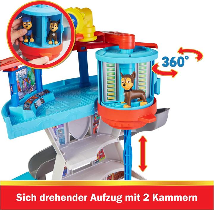 Actual product image Paw Patrol Lookout Tower Spielset mit Chase Figuren