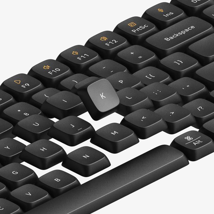 Actual product image Lofree OE915 lofree-flow84 Black with Tactile switches (US)