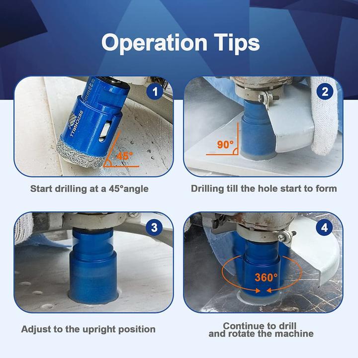 Produktbild Brschnitt BDB02004201R201 Fliesenbohrer Set (35 mm, 50 mm, 20 mm, 25 mm)