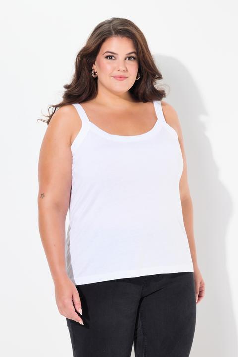 Actual product image Ulla Popken Essential Spaghetti Strap Cami (62)