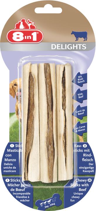 8in1 Delights Beef Kaustick (Adult, 3 Stk., 75 g)
