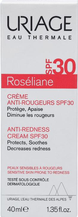 Actual product image Uriage Roséliane Anti-Redness Cream (40 ml, Day cream, SPF 30)
