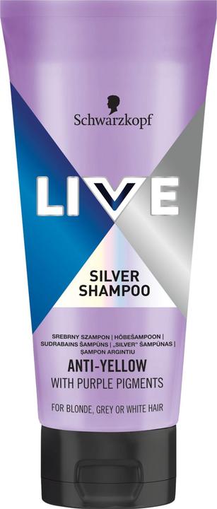 Actual product image Schwarzkopf Live Silver Shampoo (Liquid shampoo, 200 ml)