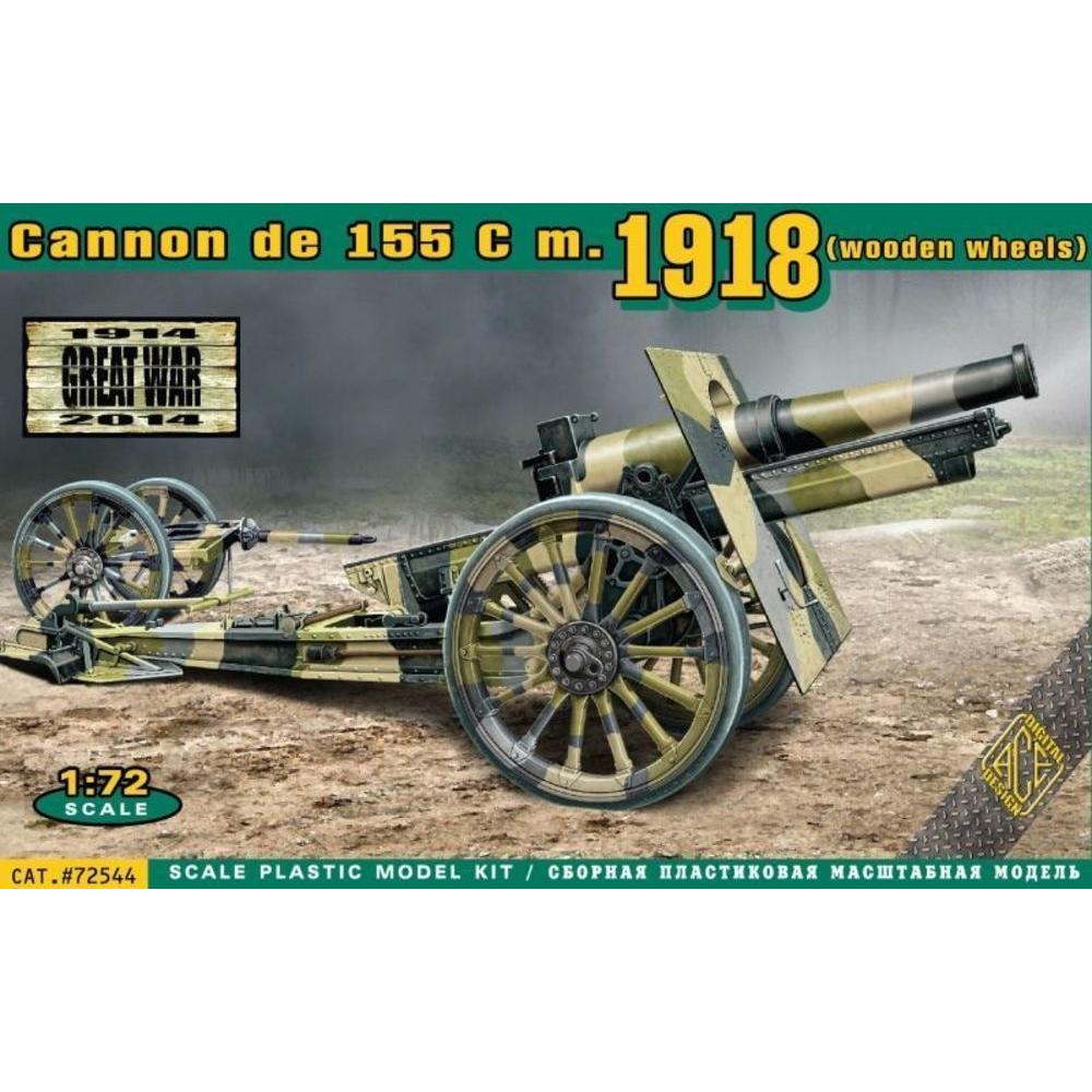 Ace Cannon de 155 C m.1918 (wooden wheels)